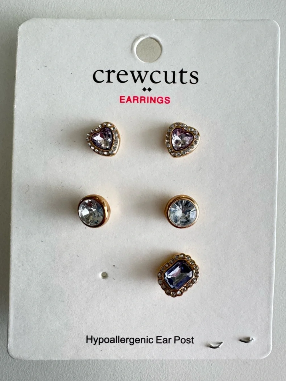 Crewcuts Girls Gold Tone Earring & Bracelet Set